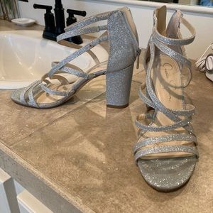 Jessica Simpson evening shoes. Worn maybe twice.